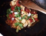 Foto langkah ke 4 dari resep Fānqié chǎo jīdàn(tomat tumis telur)chinese food.