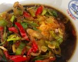 Foto langkah ke 6 dari resep Telor Ceplok Saos Tiram.