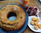 Foto del paso 4 de la receta Bizcocho nevado de castaña con pepitas de chocolate y castañas almibaradas