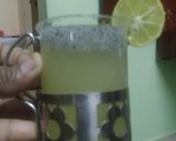 A picture of step 2 of Gooseberry mint cooler.
