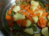 Potaje con albóndigas de bacalao