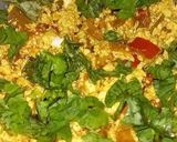 A picture of step 4 of Paneer bhurji.