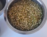 A picture of step 1 of Crispy moong dalvada.