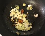 A picture of step 2 of Sausage Fried Rice - Chinese style.