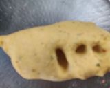 A picture of step 1 of Dal dhokli.