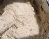 A picture of step 1 of Nigerian puff puff.