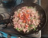 Foto del paso 4 de la receta: Tarta cremosa de pollo y zapallo 🍗