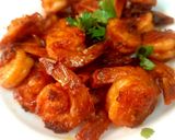 A picture of step 3 of Spicy prawns.