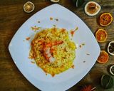 Foto del passaggio 2 della ricetta Risotto arancia e gamberi