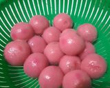 Foto langkah ke 3 dari resep Klepon buah naga.