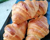 Pas rețetă Croissante cu unt 🥐 10 fotografie