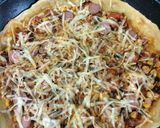 Foto langkah ke 3 dari resep Pizza teflon.