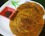 गव्हाच्या पिठाचा चिला (gavachya pithache chilla recipe in marathi) रेसिपी स्टेप 4 फोटो 