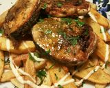 Foto del paso 26 de la receta Albacora en adobo picante, con patatas aliñadas