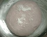 Foto langkah ke 8 dari resep Matcha Ubi Ungu Kunyit Sourdough Bread.