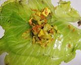 A picture of step 4 of Stuffed Cabbage roll.