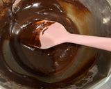 Foto langkah ke 11 dari resep Double chocolate cheese cake (tanpa gelatin).