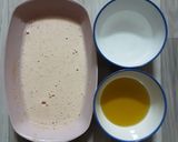 Foto langkah ke 1 dari resep Bolu cokelat ekonomis satu telur tanpa mixer.