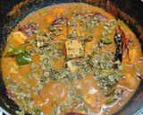 A picture of step 12 of Kadai paneer.
