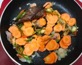 Foto langkah ke 5 dari resep Telur Dadar Kuah Santan Kuning.
