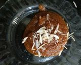 A picture of step 3 of Besan ka halwa.