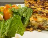 صورة لخطوة 8 من وصفة أومليت اسبانية (Tortilla Espagnole) بالفرن