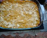 Foto del paso 3 de la receta: Pastel de plátanos (machos) relleno de quesos y jamón