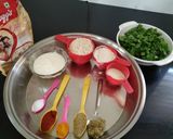A picture of step 1 of Oats Palak - Methi Muthia.