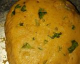 A picture of step 3 of Missi roti.