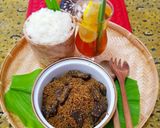 A picture of step 4 of Serundeng Daging (BEEF SERUNDENG).