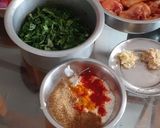 মেথি শাক দিয়ে চিকেন (methi shak diye chicken recipe in Bengali) রেসিপি ধাপ - 2 ছবি