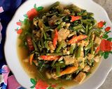 Foto langkah ke 2 dari resep Tumis Kangkung & Oncom 😋.