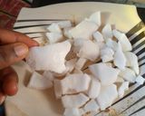 A picture of step 2 of Grated Dessicated coconut.