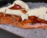 Une image de l'étape 4 de Pavé de saumon mozzarelle à l’italienne.