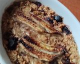 Pieczona owsianka z bananami i suszonymi wiśniami krok przepisu 2 zdjęcie