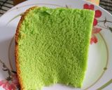 Foto langkah ke 7 dari resep Ogura Cake Pandan Soft Moist ala Ci Tintinrayner.
