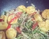 รูปขั้นตอนการทำที่ 5 ของ เต้าหู้ไข่ย่างผัดโต้เหมี่ยวหมูสับ
