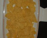 A picture of step 1 of Sofie's Nacho plate.