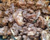 A picture of step 3 of Chettinad chicken curry.