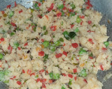 A picture of step 5 of Rava Upma.