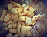 A picture of step 4 of Palak paneer.