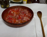Foto del paso 3 de la receta: Lacón con pimientos asados con ajos