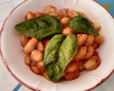 A picture of step 4 of Gnocchi alla Sorrentina.