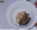 A picture of step 1 of Eggless plum cake.