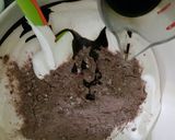 Foto langkah ke 4 dari resep Brownies Kukus Coklat Pandan 🍫🌿.