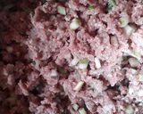 A picture of step 1 of Meatballs with ToGiGar Sauce#myfavouriteeasterdishcontest#.