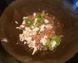 A picture of step 2 of Raw banana Potato podimas.