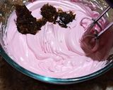 A picture of step 2 of Rose Gulkand mousse.