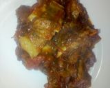 A picture of step 3 of Wet fried meat.