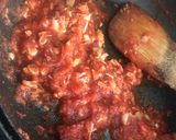 Foto del paso 3 de la receta: “Lasaña” de pollo y champiñones